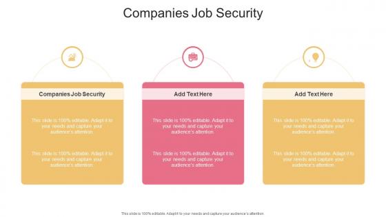 Companies Job Security In Powerpoint And Google Slides Cpb