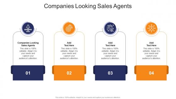 Companies Looking Sales Agents In Powerpoint And Google Slides Cpb