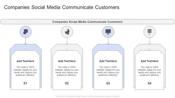 Companies Social Media Communicate Customers In Powerpoint And Google Slides Cpb