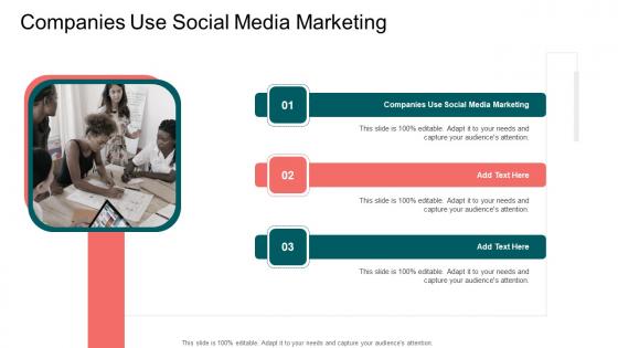 Companies Use Social Media Marketing In Powerpoint And Google Slides Cpb