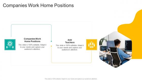 Companies Work Home Positions In Powerpoint And Google Slides Cpb
