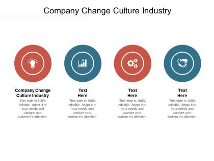Company change culture industry ppt powerpoint presentation model styles cpb