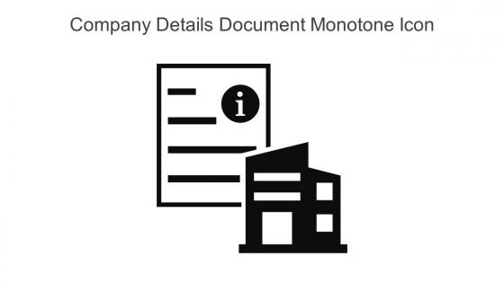 Company Details Document Monotone Icon In Powerpoint Pptx Png And Editable Eps Format