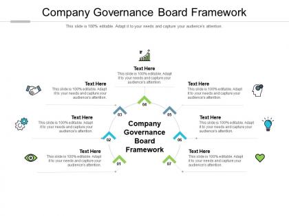 Company governance board framework ppt powerpoint presentation professional example topics cpb