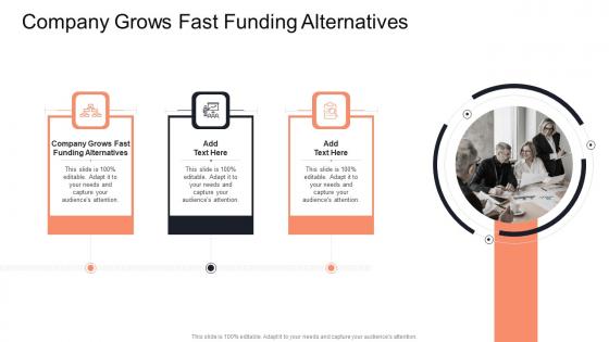 Company Grows Fast Funding Alternatives In Powerpoint And Google Slides Cpb