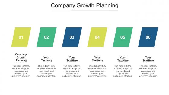 Company growth planning ppt powerpoint presentation pictures demonstration cpb