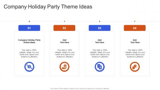 Company Holiday Party Theme Ideas In Powerpoint And Google Slides Cpb