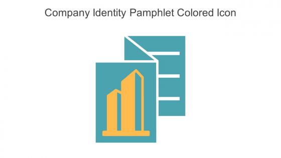 Company Identity Pamphlet Colored Icon In Powerpoint Pptx Png And Editable Eps Format