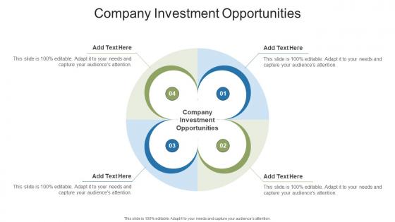 Company Investment Opportunities In Powerpoint And Google Slides Cpb