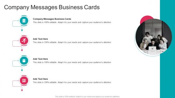 Company Messages Business Cards In Powerpoint And Google Slides Cpb