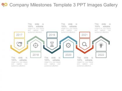 Company milestones template3 ppt images gallery