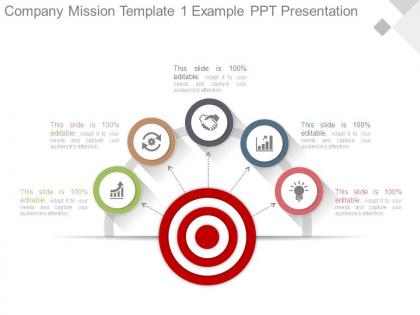 Company mission template1 example ppt presentation