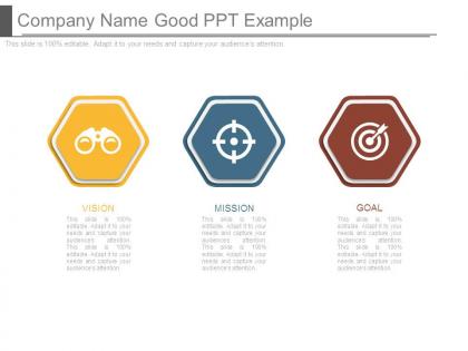 Company name good ppt example