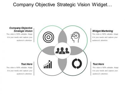 Company objective strategic vision widget marketing portal representation
