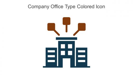 Company Office Type Colored Icon In Powerpoint Pptx Png And Editable Eps Format