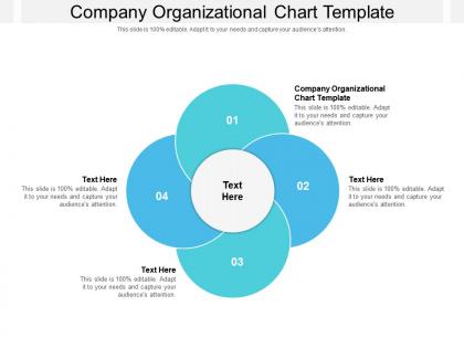 Company organizational chart template ppt powerpoint presentation file grid cpb