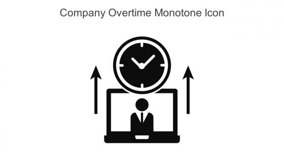 Company Overtime Monotone Icon In Powerpoint Pptx Png And Editable Eps Format