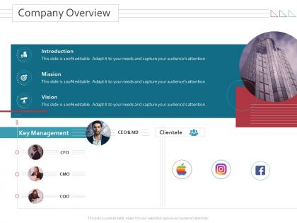 Company overview merger and takeovers ppt powerpoint presentation show vector
