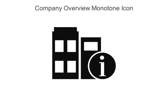 Company Overview Monotone Icon In Powerpoint Pptx Png And Editable Eps Format