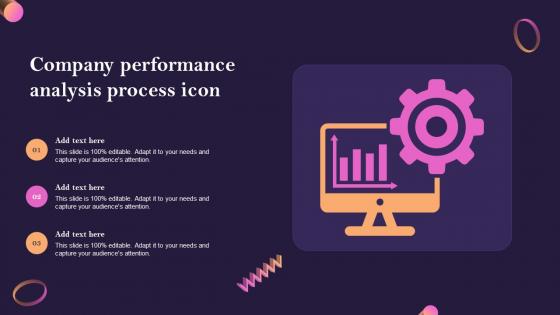 Company Performance Analysis Process Icon