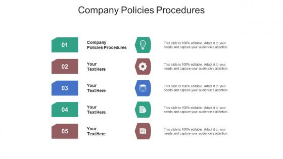 Company policies procedures ppt powerpoint presentation layouts graphics template cpb