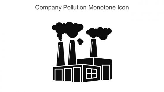 Company Pollution Monotone Icon In Powerpoint Pptx Png And Editable Eps Format