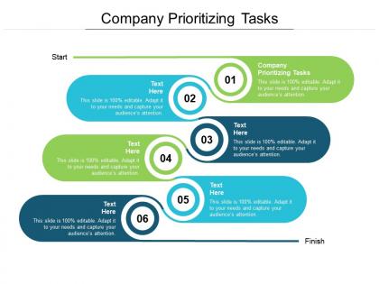 Company prioritizing tasks ppt powerpoint presentation icon professional cpb