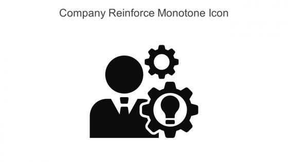 Company Reinforce Monotone Icon In Powerpoint Pptx Png And Editable Eps Format