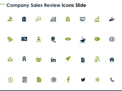 Company sales review icons slide success dollar d93 ppt powerpoint presentation ideas deck