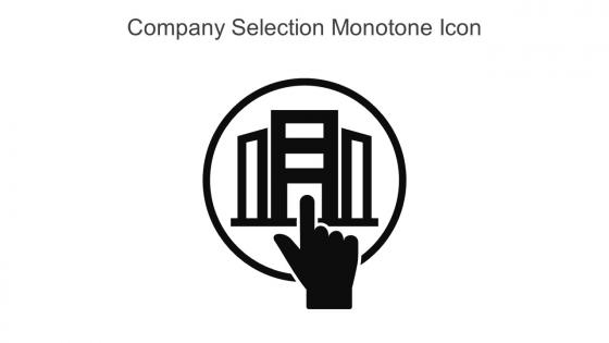 Company Selection Monotone Icon In Powerpoint Pptx Png And Editable Eps Format
