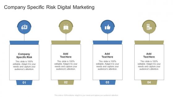 Company Specific Risk Digital Marketing In Powerpoint And Google Slides Cpb