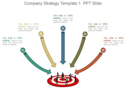 Company strategy template 1 ppt slide