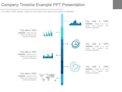 Company timeline example ppt presentation