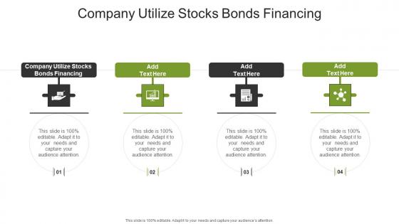 Company Utilize Stocks Bonds Financing In Powerpoint And Google Slides Cpb