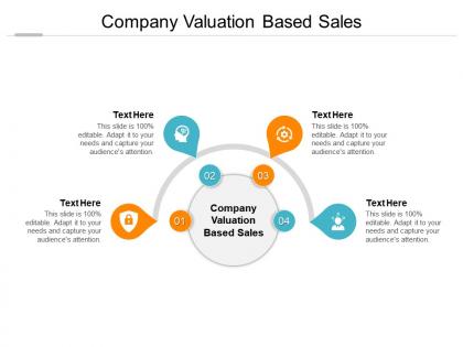 Company valuation based sales ppt powerpoint professional diagrams cpb