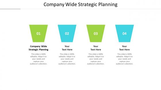 Company wide strategic planning ppt powerpoint presentation model ideas cpb
