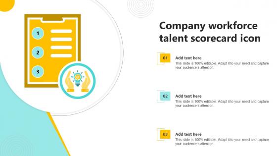 Company Workforce Talent Scorecard Icon