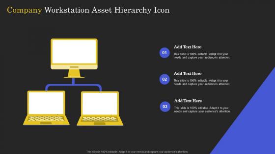 Company Workstation Asset Hierarchy Icon