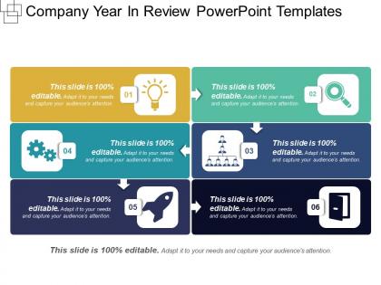 Company year in review powerpoint templates