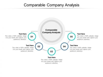 Comparable company analysis ppt powerpoint presentation layouts file formats cpb