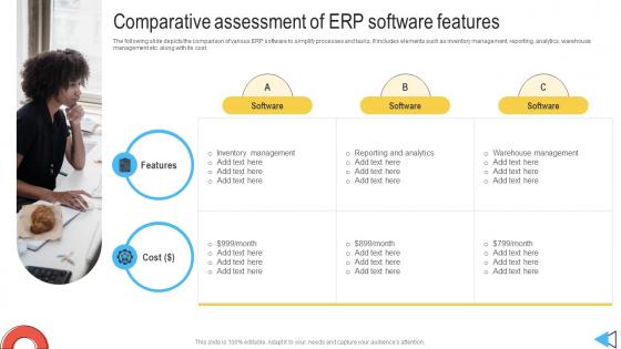Comparative Assessment Of ERP Software Features Introduction To ERP Software System Solutions