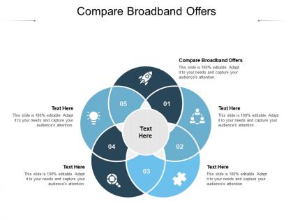Compare broadband offers ppt powerpoint presentation infographics images cpb