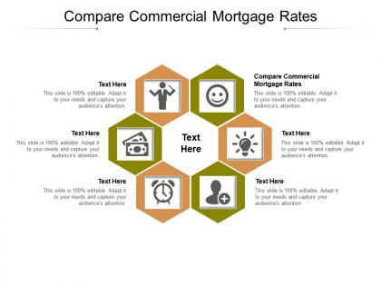 Compare commercial mortgage rates ppt powerpoint presentation pictures brochure cpb