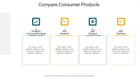Compare Consumer Products In Powerpoint And Google Slides Cpb