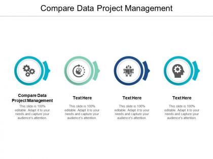 Compare data project management ppt powerpoint presentation inspiration outfit cpb