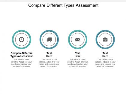 Compare different types assessment ppt powerpoint presentation layouts picture cpb