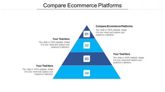 Compare ecommerce platforms ppt powerpoint presentation inspiration files cpb