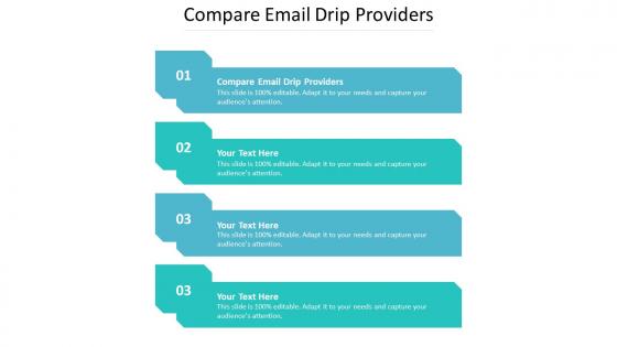 Compare email drip providers ppt powerpoint presentation outline images cpb