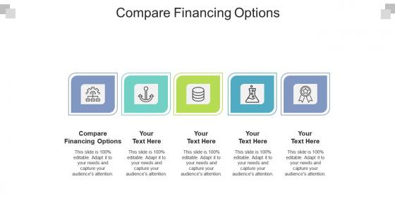 Compare financing options ppt powerpoint presentation inspiration file formats cpb