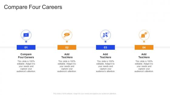 Compare Four Careers In Powerpoint And Google Slides Cpb